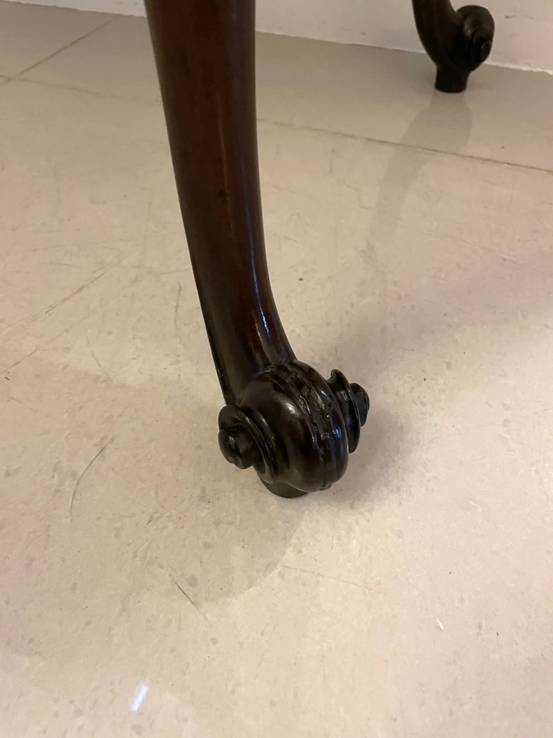 Antique George III Original Hepplewhite Outstanding Quality Carved Mahogany Card Table - Image 12